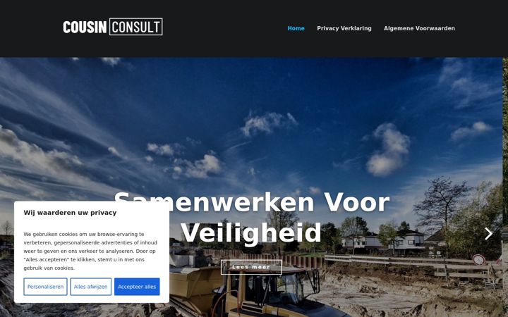 Screenshot of cousinconsult.nl