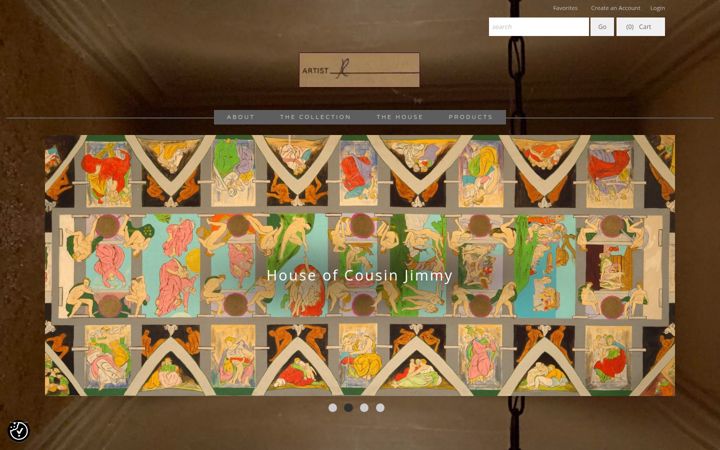 Screenshot of cousinjimmyhouse.com