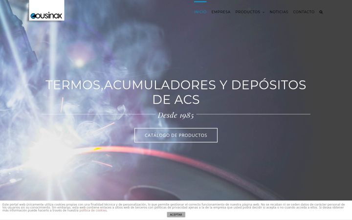 Screenshot of cousinox.com