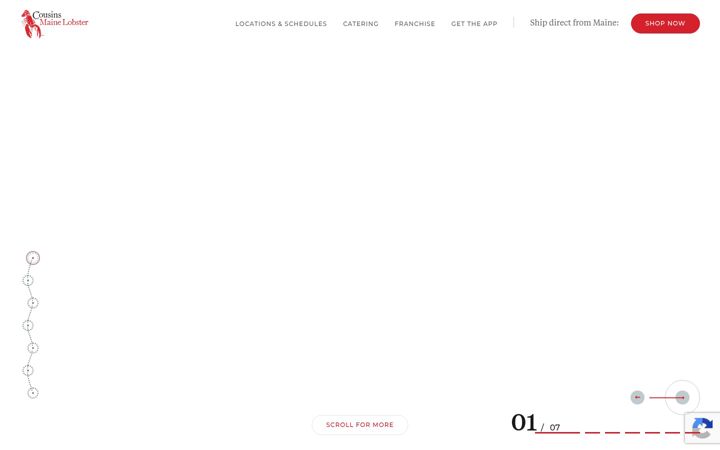 Screenshot of cousinsmainelobster.com