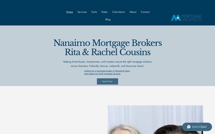 Screenshot of cousinsmortgageteam.com