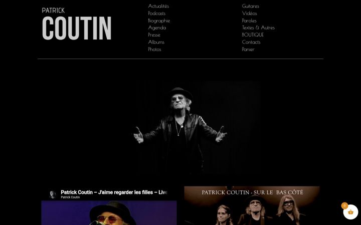 Screenshot di coutin.net