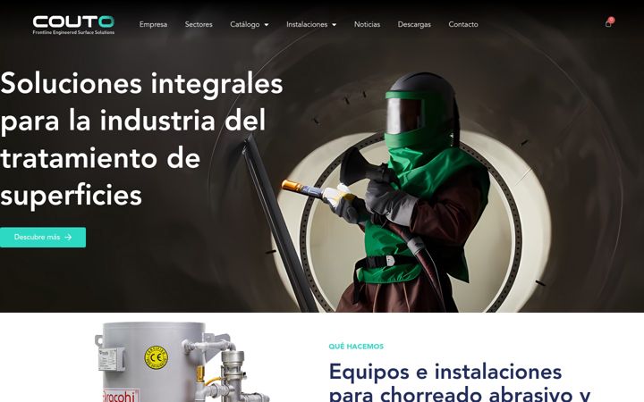 Screenshot of coutoindustrial.com