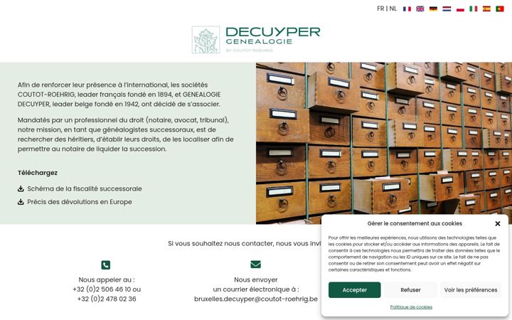 Screenshot of coutot-roehrig-decuyper.com
