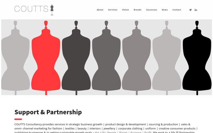 Screenshot of couttsconsultancy.com