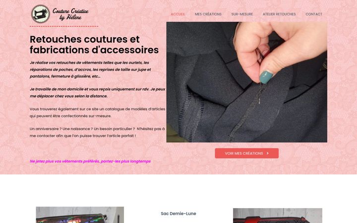 Captura de pantalla de couture-creative.fr