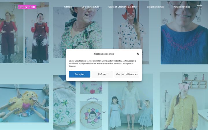 Screenshot of couture-sch.fr