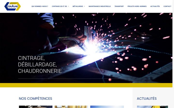Screenshot of couturebiron.fr