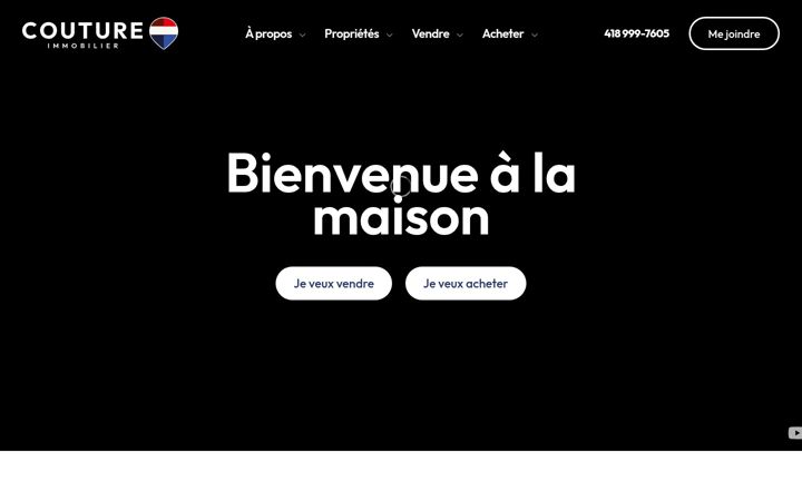 Screenshot of coutureimmobilier.com