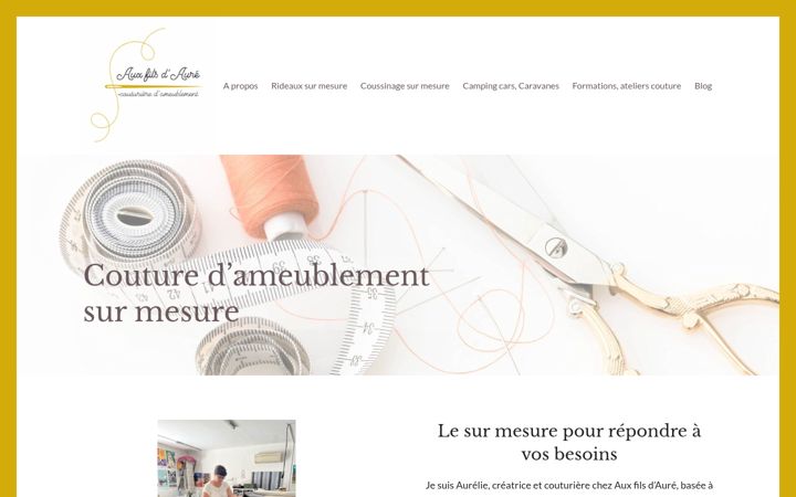 Screenshot of couturelauragais.fr