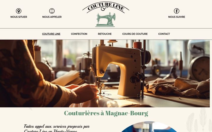 Screenshot of coutureline.fr
