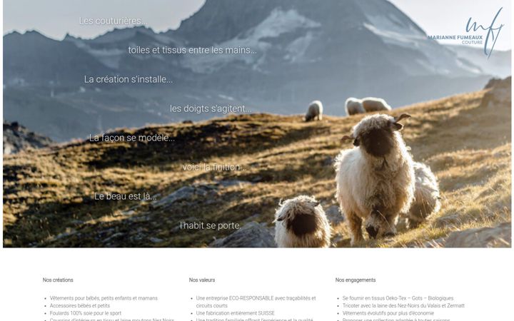 Screenshot of couturemf.ch