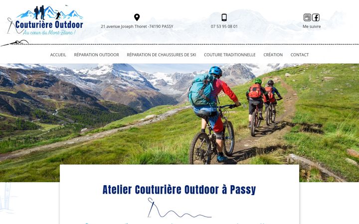 Screenshot of couturiere-outdoor.fr