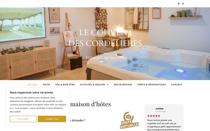 Kuvakaappaus sivustosta couvent-des-cordelieres.fr