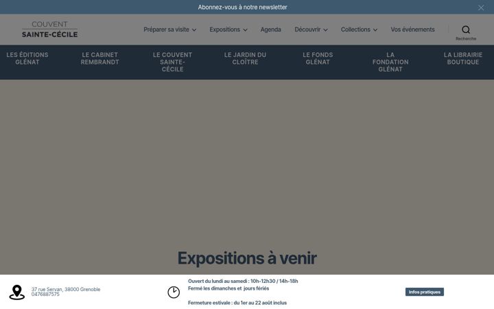 Screenshot of couventsaintececile.com
