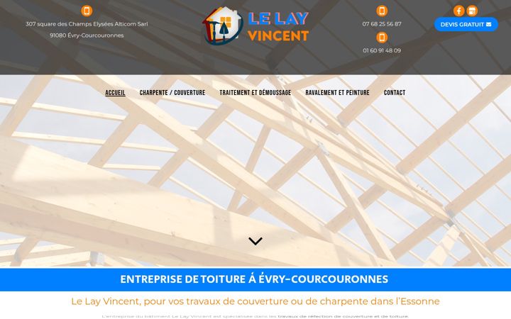 Screenshot of couverture-lelay.fr