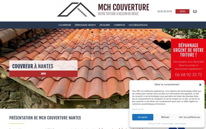 Screenshot of couverture-nantes.com