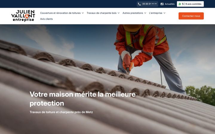 Screenshot of couverture-vaillant.fr