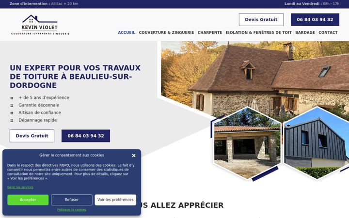 Screenshot of couverture-violet.com