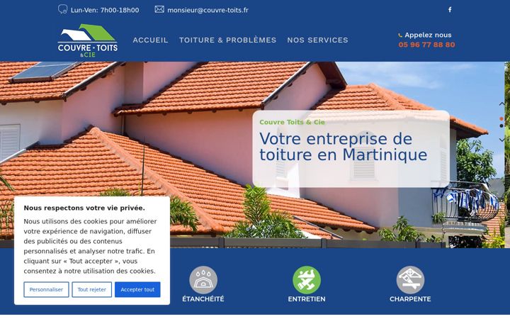 Skjermbilde av couvre-toits-martinique.fr