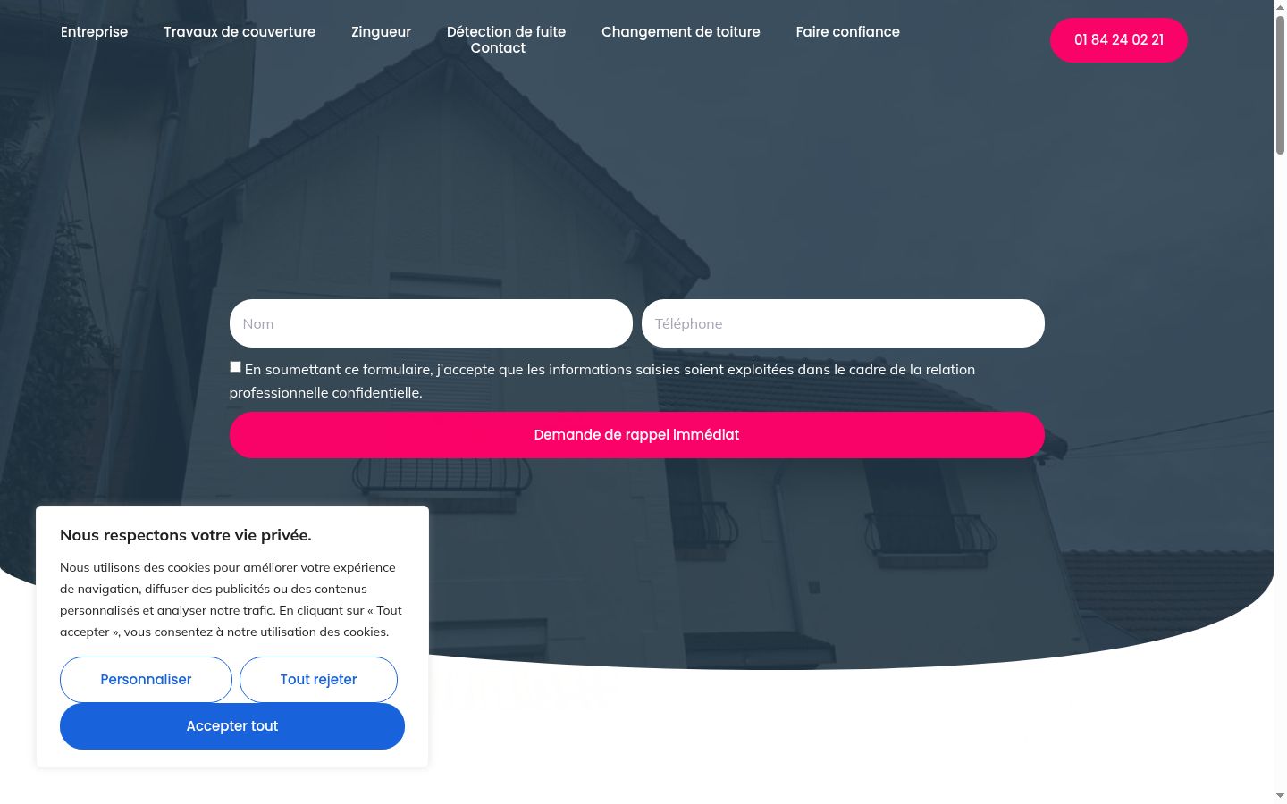 Zrzut ekranu banera zgody wyświetlanego przed jakąkolwiek interakcją