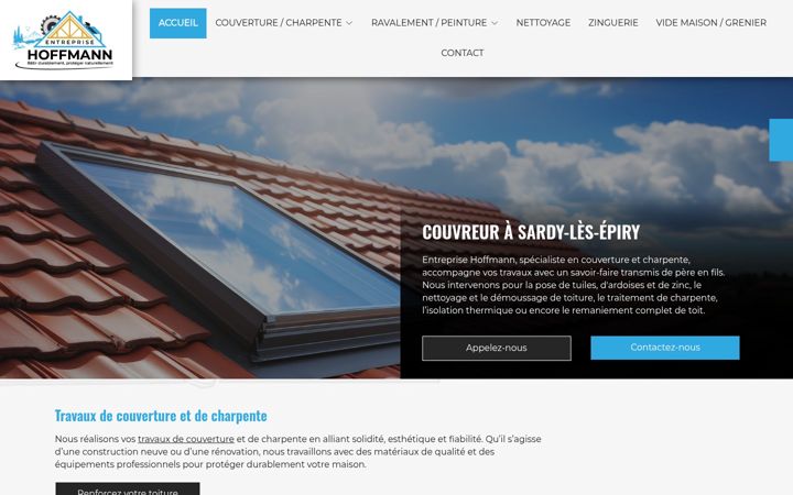 Screenshot of couvreur58-18.fr