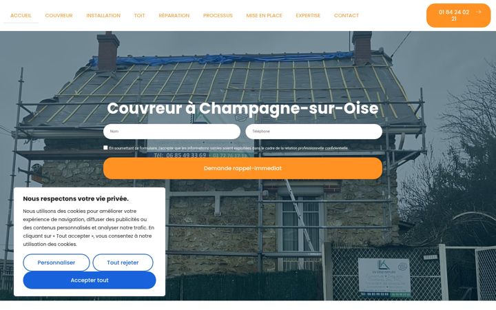 Screenshot of couvreurchampagnesuroise.fr
