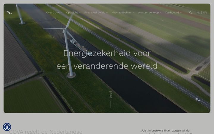 Screenshot of cova.nl