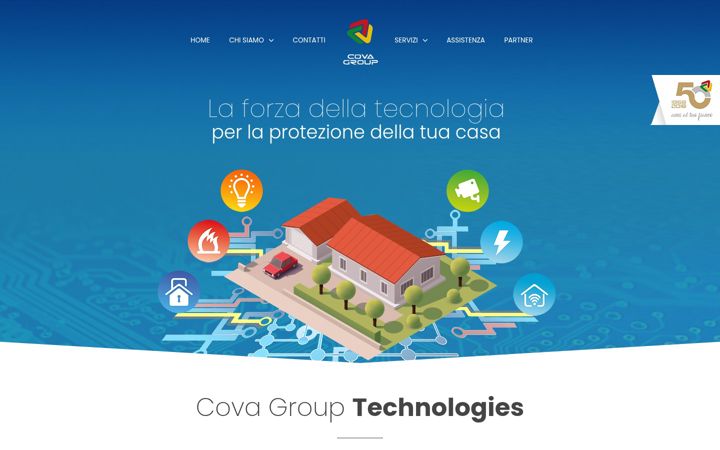Screenshot of covagroup.it