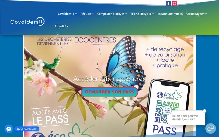 Screenshot of covaldem11.fr