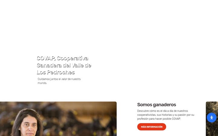 Ekrano kopija covap.es
