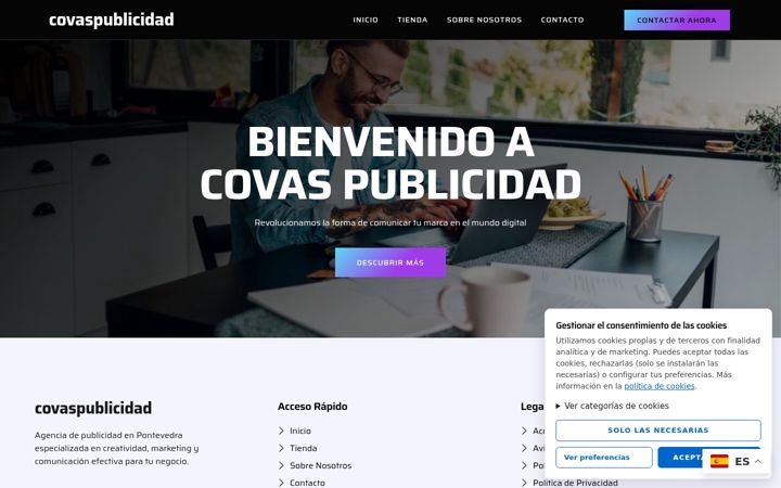 Screenshot of covaspublicidad.es