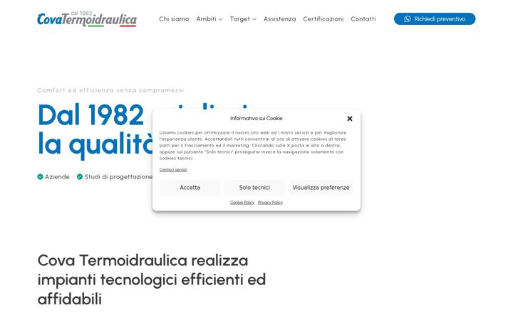Posnetek zaslona covatermoidraulica.it