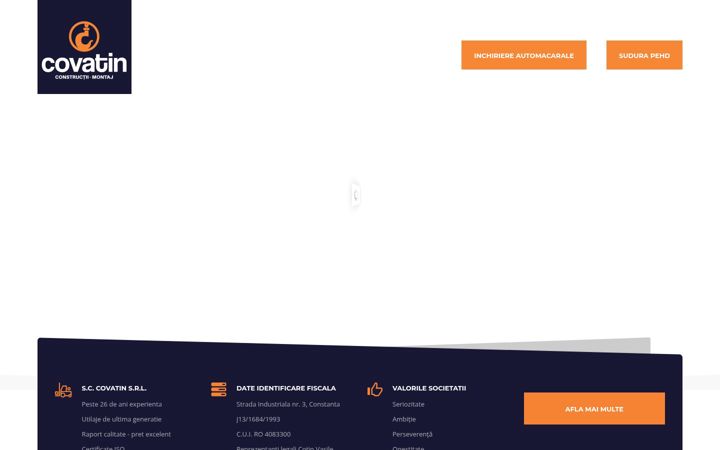 Screenshot of covatin.ro
