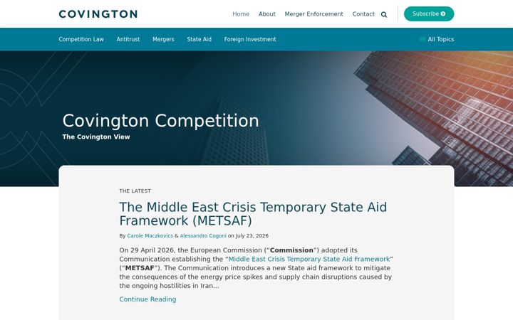 Screenshot of covcompetition.com