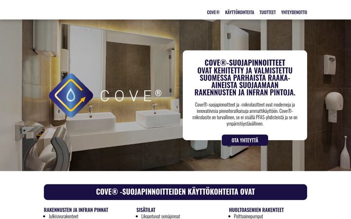 Screenshot of cove.fi