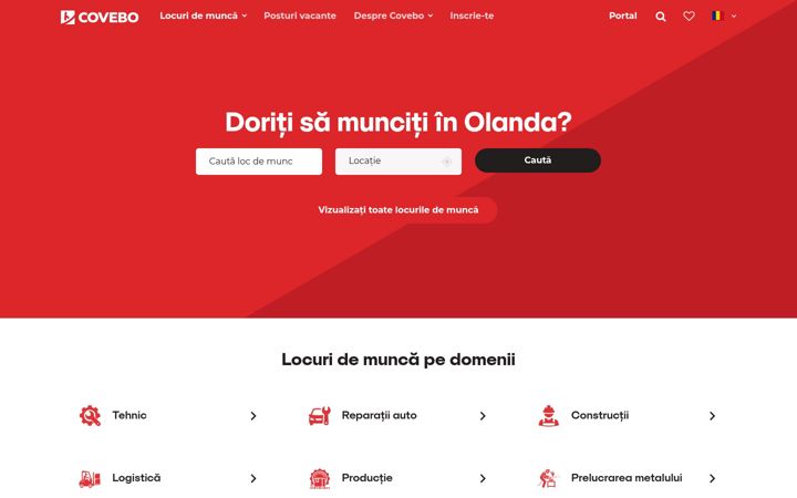 Screenshot of covebo.ro