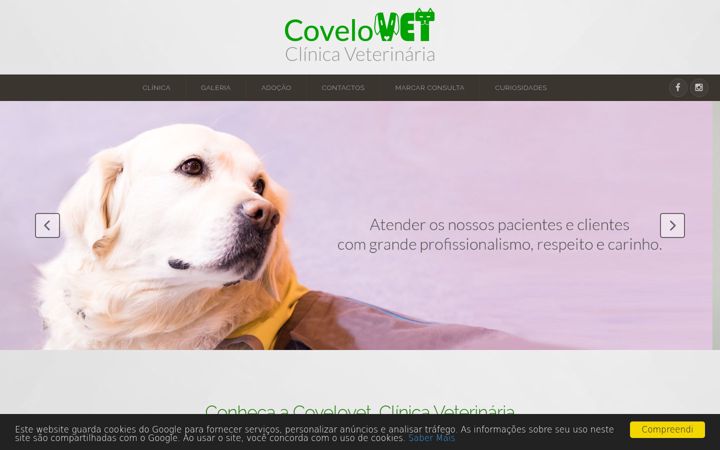 Screenshot van covelovet.pt