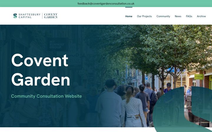 Screenshot of coventgardenconsultation.co.uk