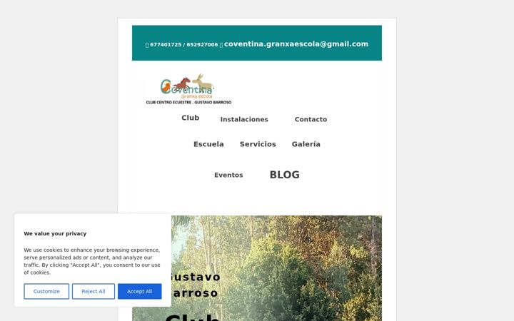 Screenshot of coventinagranxaescola.es