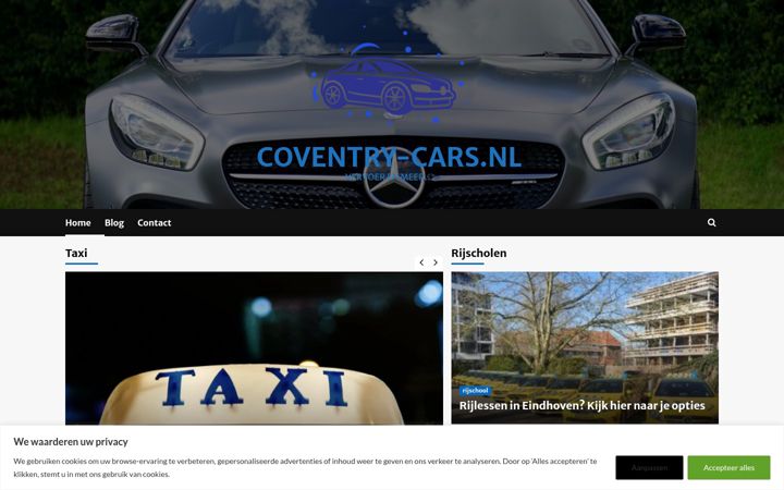 Skærmbillede af coventry-cars.nl