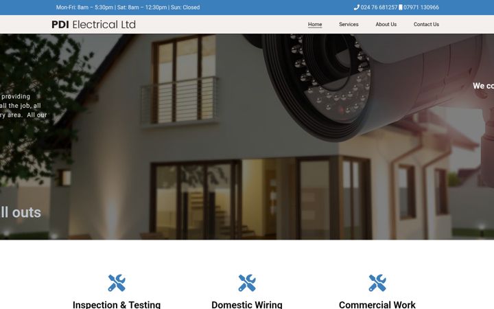Screenshot von coventry-nuneaton-electrician.co.uk