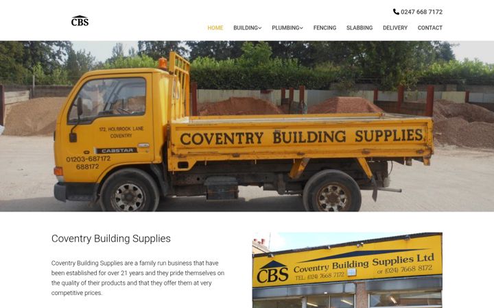 Screenshot of coventrybuildingsupplies.co.uk