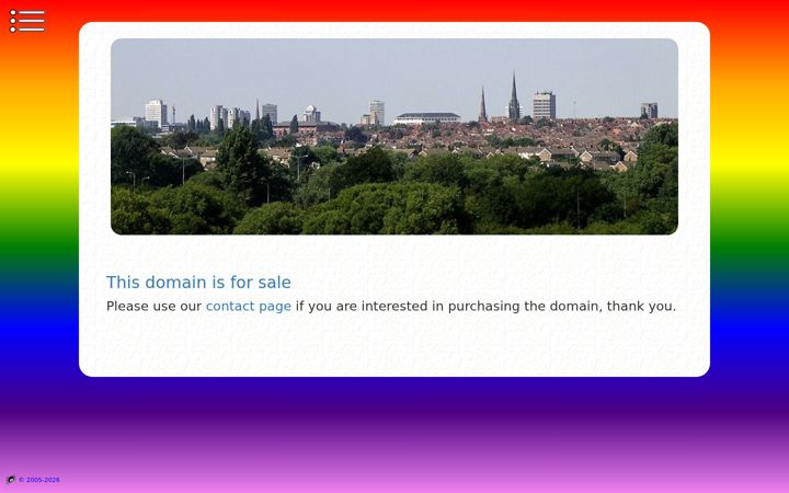 Posnetek zaslona coventrywebsites.com