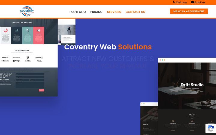 Screenshot of coventrywebsolutions.co.uk
