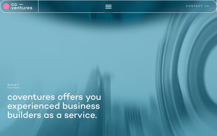 Screenshot of coventures.io