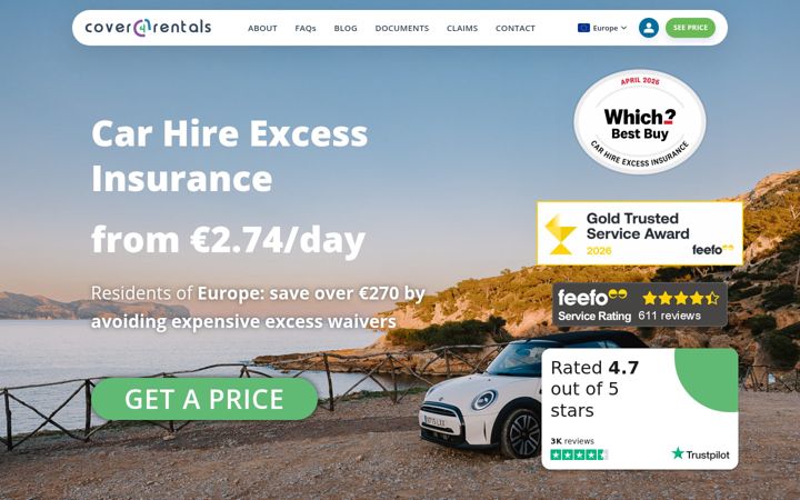 Screenshot of cover4rentals.com