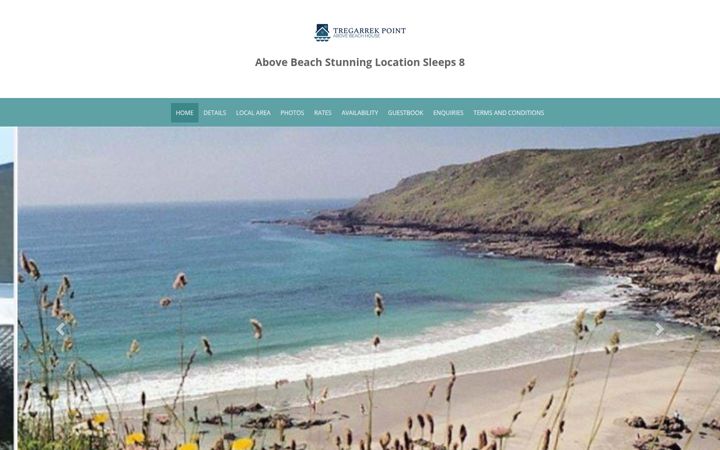 Screenshot of coverackcottagetregarrek.co.uk