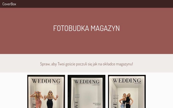 Snímek obrazovky coverbox.pl