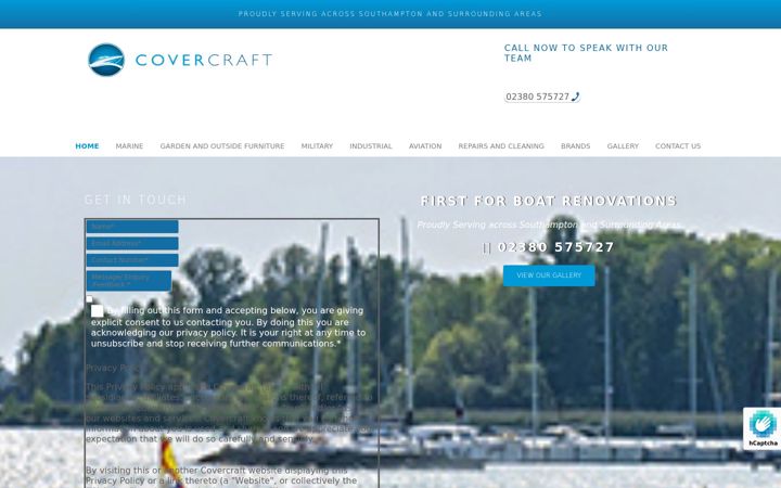 Screenshot von covercraftltd.co.uk